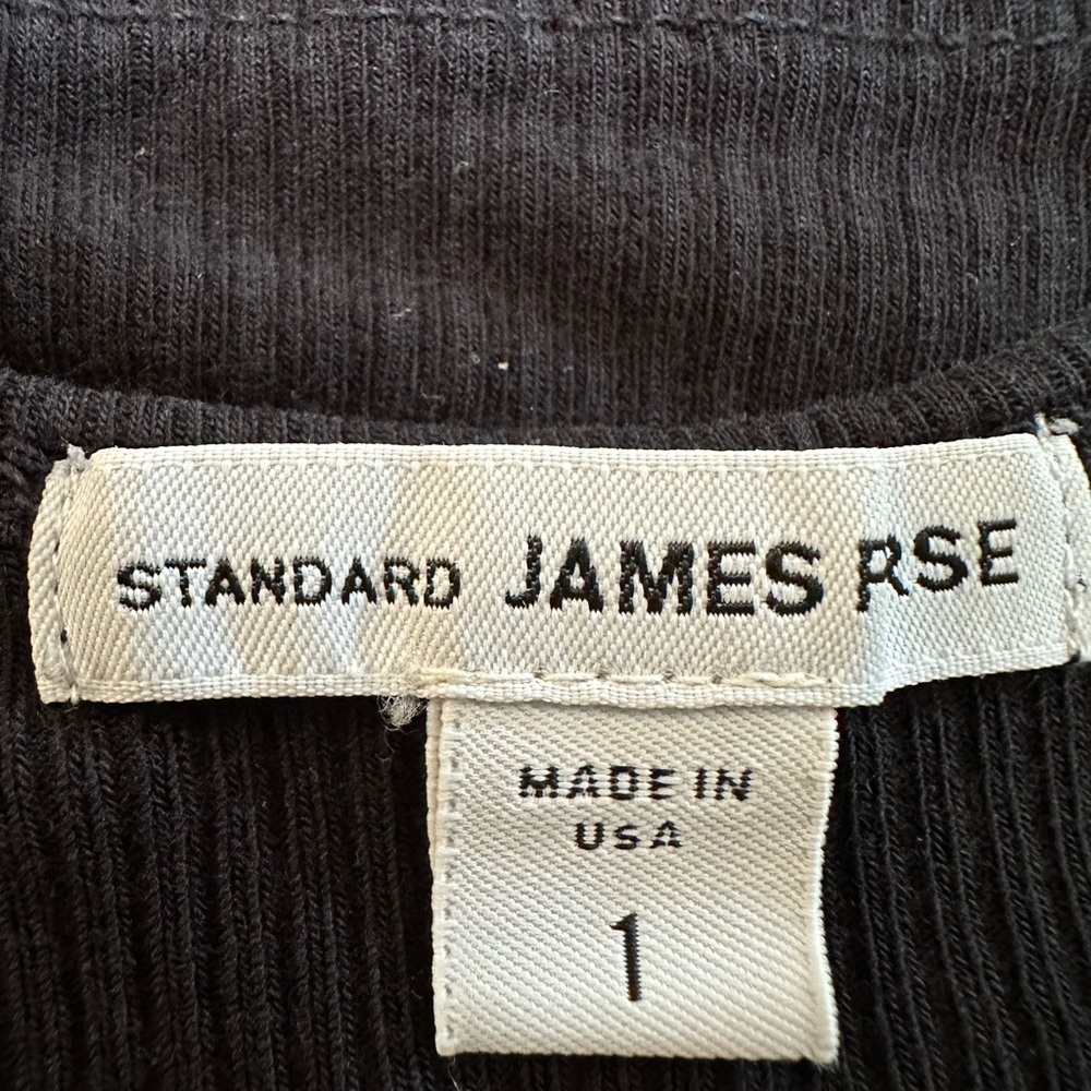 James Perse Black Tank Top size 1